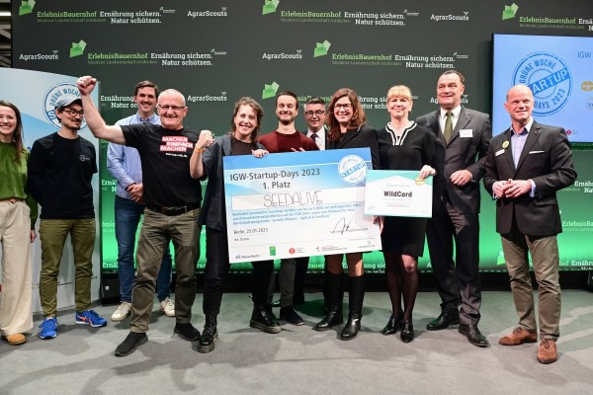 First place at Startup Days 2023 went to Seedalive