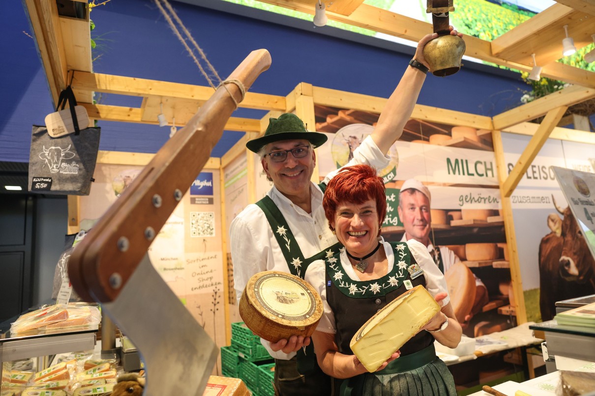 Cheese expert Roswitha Boppeler