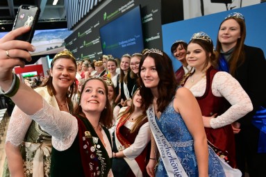 Product queens and kings at International Green Week.
